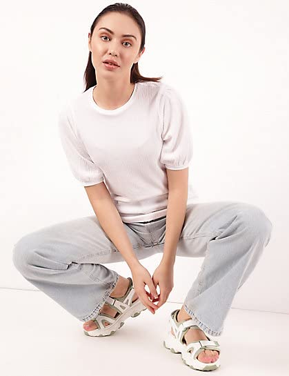 Image of Marks & Spencer Women's Regular Blouse (T43 7840K White 8)