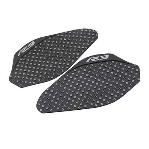 Agarre de rodilla para tanque Yamaha YZF R3 con almohadilla protectora antideslizante