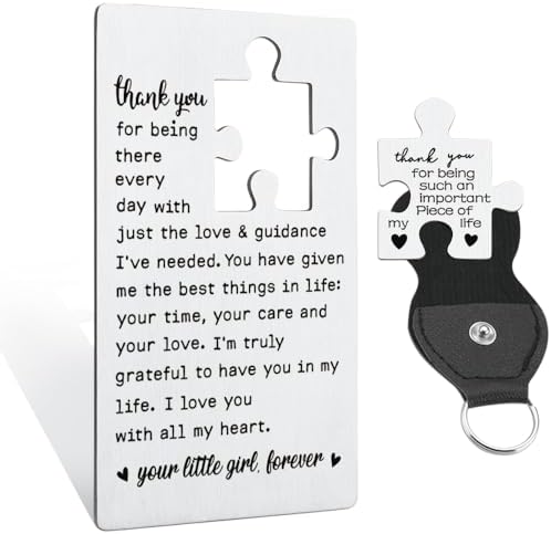 Thank You Dad Gifts from Daughter, Wallet Card Insertion, Dad Appreciation Gift, Christmas Gifts for Dad from Daughter, Happy Birthday Dad Gift Card, Thanksgiving Day Gift for Dad.