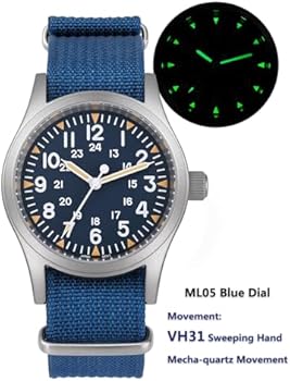 Militado ML05 38 mm VH31 Relógio de quartzo – C3 Relógio de pulso