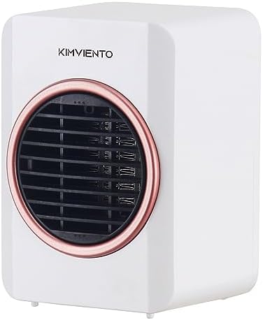 Mini Space Heater 200W Low Wattage Electric Small Desk Heater for Office, Bedroom, Home or Room, Ceramic Personal Heaters for Indoor Use with Tip-Over and Overheat Protection, Energy Efficient, White