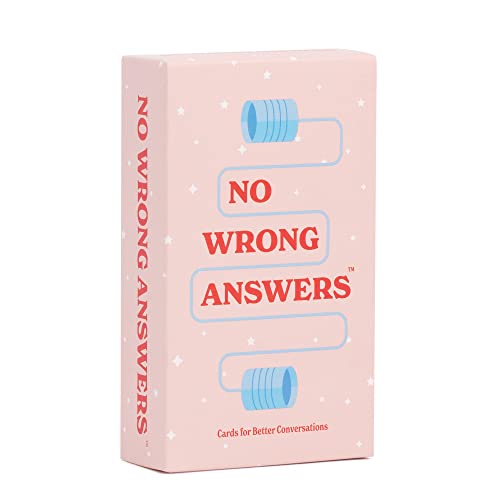 No Wrong Answers - Hilarious Card Game, Conversation Starter - Fun Activity for Family, Teens, Parties, Travel, Couples, Team Building - Great Gift for Birthdays, Mother’s Day, Father’s Day - All Ages