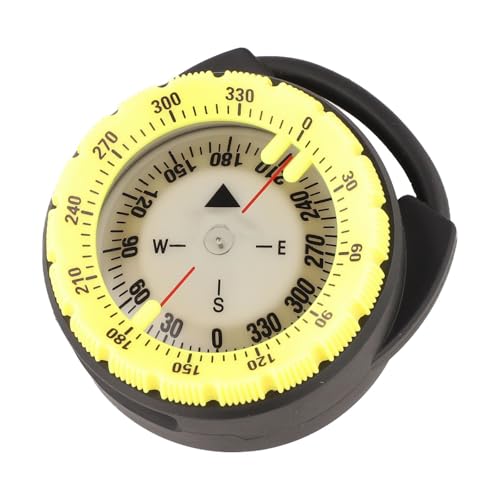 Boussole de plongée lumineuse avec fenêtre de lecture pour navigation à 50m