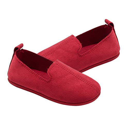 Comfortable Kids Shoes Toddler Sneakers for Boys/Girls Size 24 Red Easy to Put On/Off