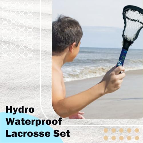 SOAK Lacrosse Sticks - Pool Games,Outdoor Games for Adults and Family (Green and Blue)