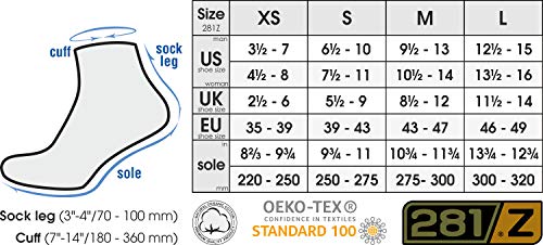281Z Running Cushion Ankle Low Cut Socks - Athletic Hiking Sport Workout (Stone Grey)(Small 6 Pairs) #TOP6