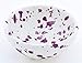 ART ESCUDELLERS Bol en céramique Fait et Peint à la Main avec décoration Mate Violette. 8 cm x 8 cm x 4 cm