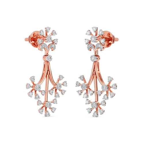 Joyalukkas 18k (750) Purity | VVS-VS-GH Diamond | Floral Glow Dro...