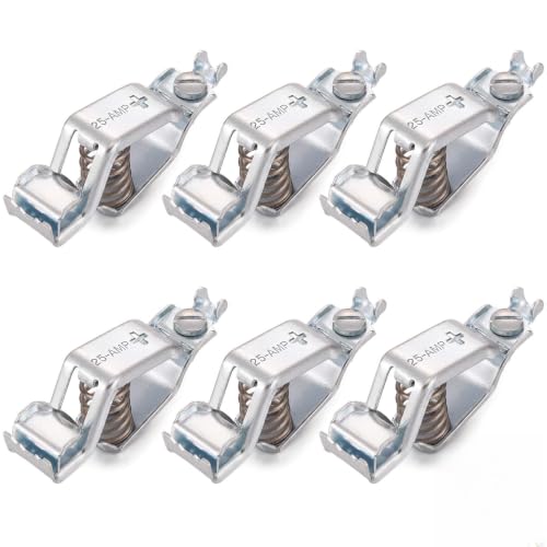 Sabary 6 Pcs Heavy Duty Alligator Clips, Compatible with BU-24APN