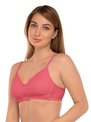 Image of DAISY DEE Women's Girls Cotton Non-Padded Wirefree Seamless Full Coverage Comfortfit Everyday Use T-Shirt Bra - NDSZN