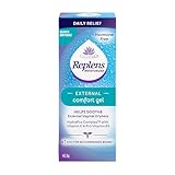 Replens Moisture Restore External Comfort Gel, Soothe External Vaginal Dryness, Daily Relief, Quick Drying, Paraben free, Estrogen Free, Fragrance Free, 42.5g