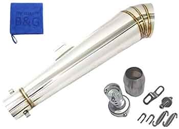 ☆ステンレス製 コニカルGPマフラー　φ50.8mm  汎用　左右　2本セット☆ スリップオン マフラー コニカル GP サイレンサー φ50.8 汎用