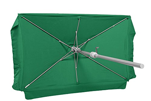 MERXX Sonnenschirm rechteckig grün, 120X190 CM
