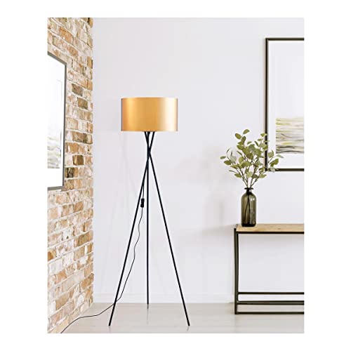 Lámpara de pie industrial Orquídea de 140 cm de altura para iluminación decorativa de salón