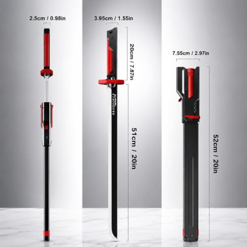 Mevara Glowing LED Cyber Samurai Katana Blade - Image 3