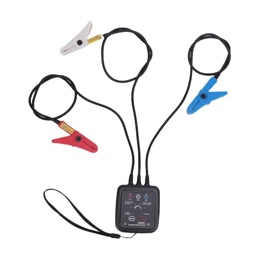 Pyhodi Noncontact Phase Sequence Tester, AC 70V- Manufacturer Direct Phase Rotation Meter, 5.4kVrms Insulation Strength Non Touch Phaseing Rotation Meter