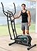 Cowmew Elliptical Cross Trainer, 3-in-1 Elliptical Machine for Home with 16 Resistance Levels, LCD Monitor with Bluetooth App & Device Holder Cross Trainers, Non-Slip Pedal, 130 KG Weight Capacity