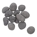 Levemolo Piedras Volcánicas Naturales para Chimenea y Barbacoa Rocas para Fuego de Gas Retención de Calor Decoración para Jardín y Uso Interior-Exterior Paquete