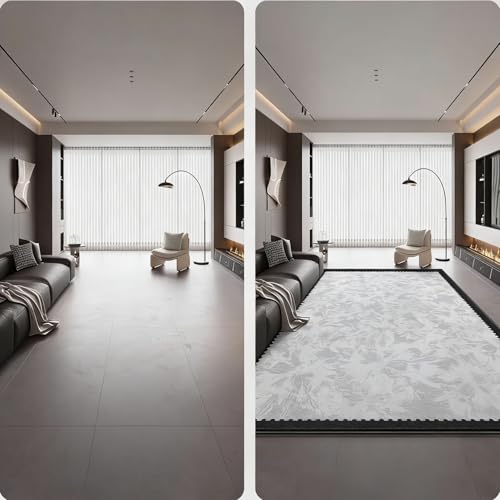 Tapis antidérapant de maison moderne et confortable pour salon - 7
