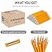 Craiiby 320 Pcs Wood-Cased #2 HB Pencils, Yellow, Pre-sharpened, Bulk Pack