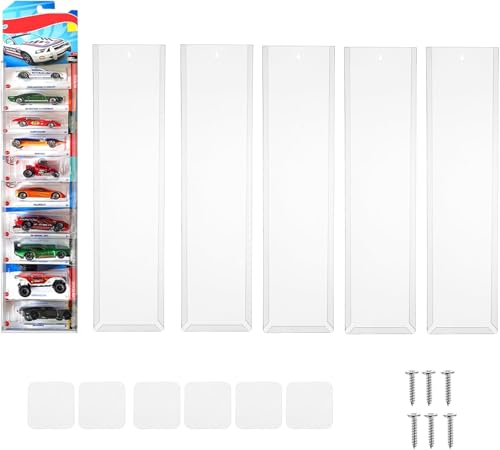 6 Pack Clear Display Case for Packaged Model Cars 16.7