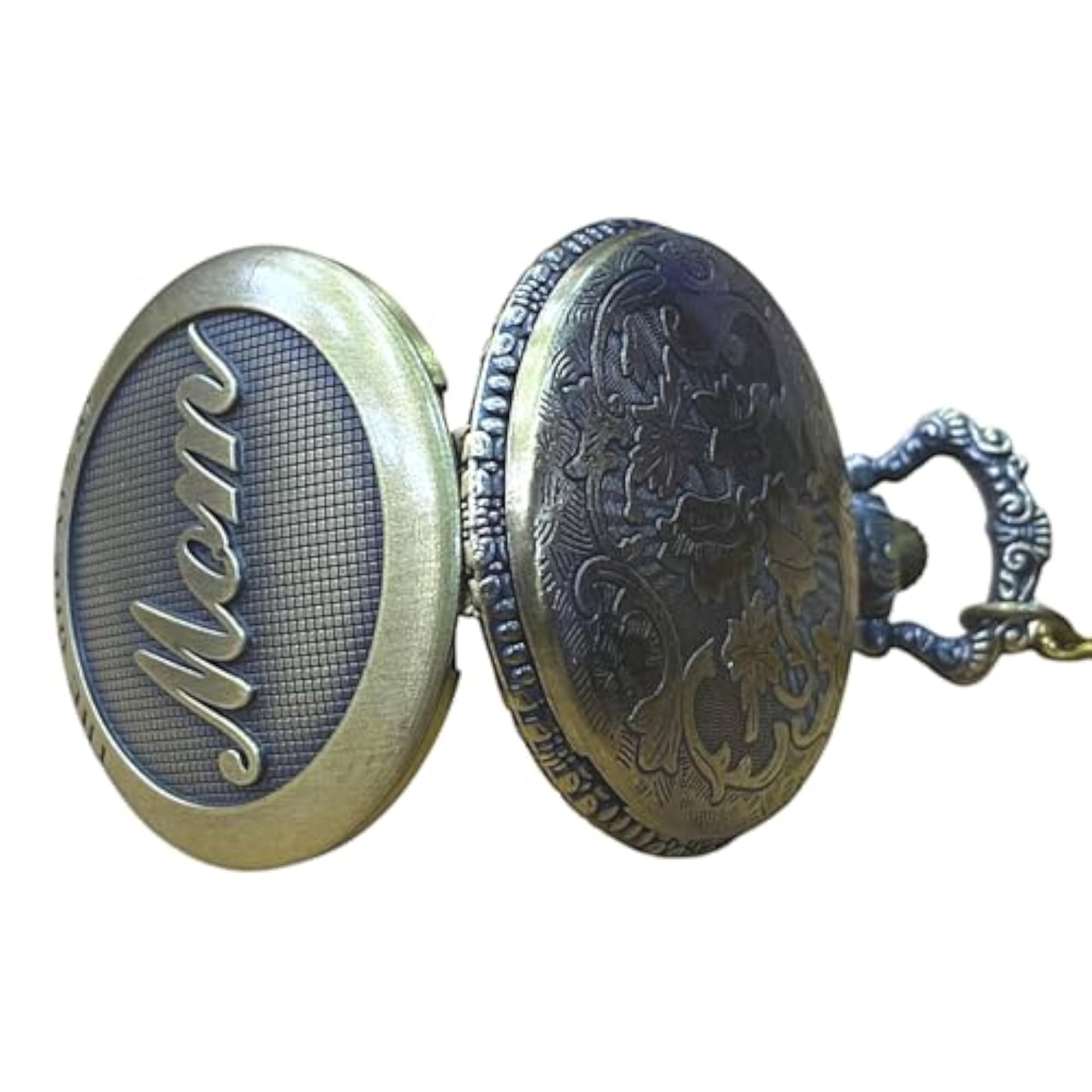 Elegant Engraved Pocket Watch for Mom, Unique Gift