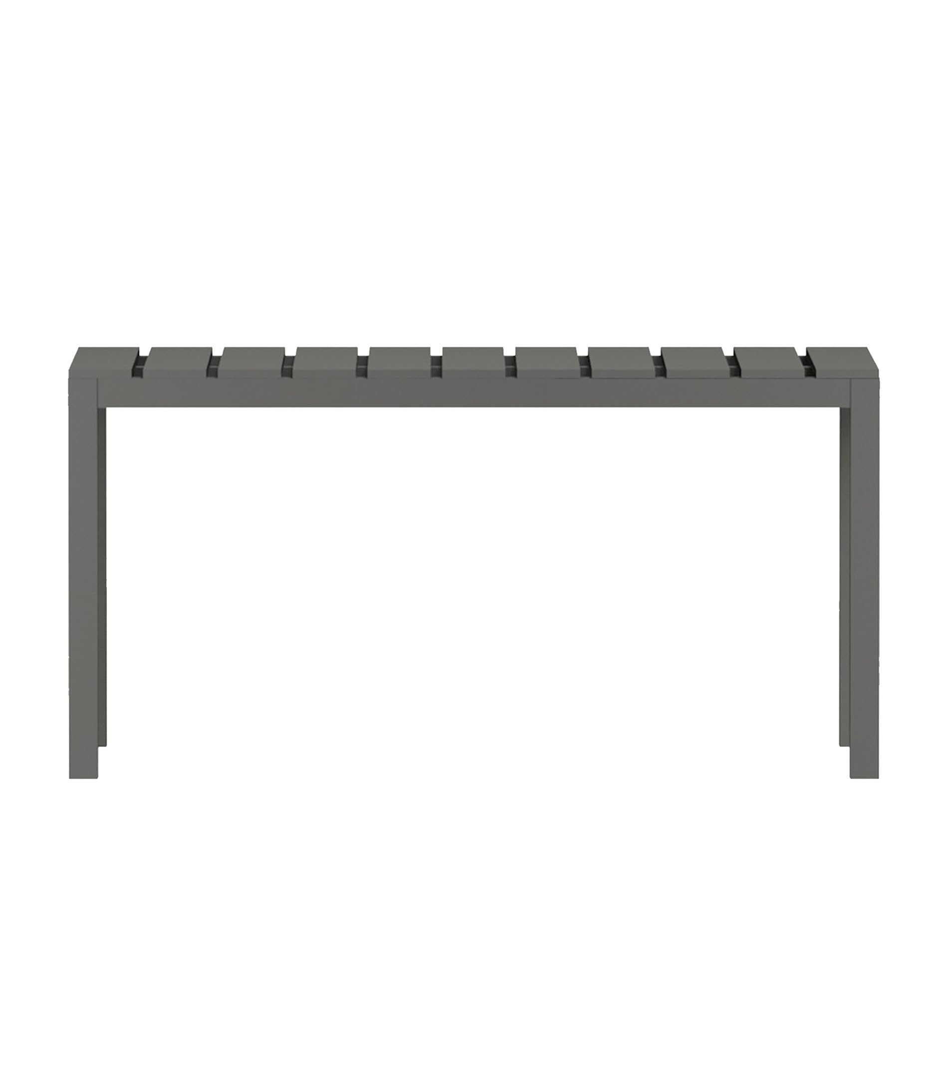 Mesa Merber 120x80x75 cm – Polipropileno Resistente con Tablero Ranurado, Diseño Recto y Ligero para Interior o Exterior Color Gris Antracita