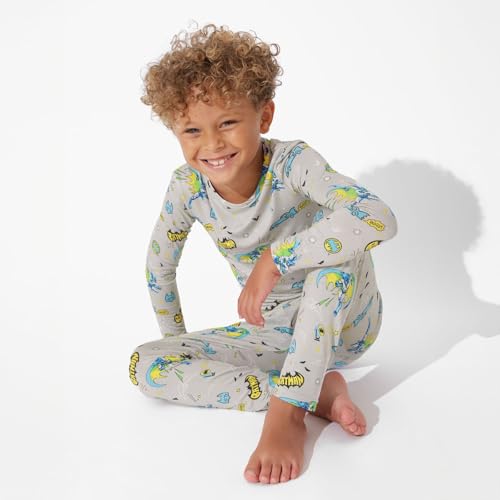 Bellabu Bear Batman Rayon from Bamboo Two-Piece Pajamas for Boys & Girls2