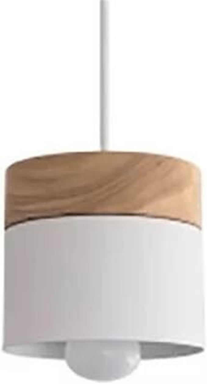 Lampe suspendue E27 cylindrique en métal pour salle à manger