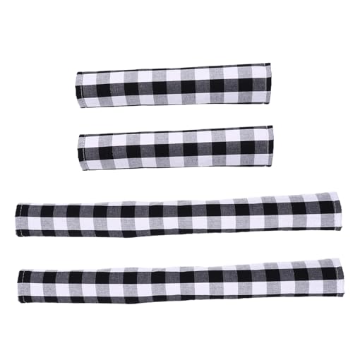 balacoo 4pcs Door Handle Cover Protectors Microwave Handle Gloves for Fridge Stove Cabinet