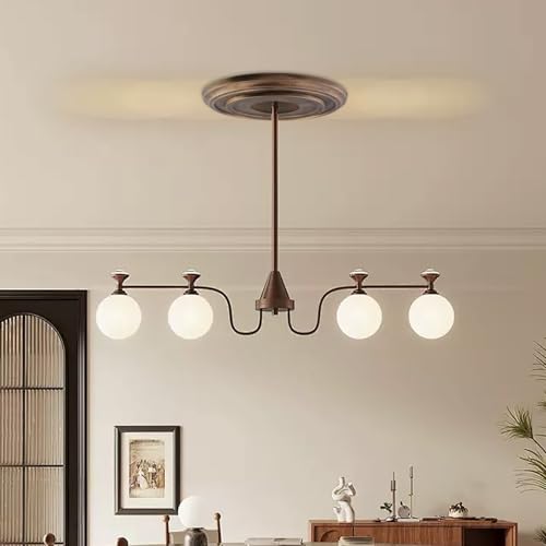 Image of PU Ceiling Medallions 2Pcs, 12.28 Inches x 4 Inches, Bronze Tone | Whole Cover Type, Fits 4 Inches Canopy, European Vintage Carving Style, Synthetic Foam Construction for Easy Installation