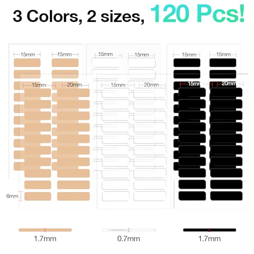 YWXTW [Cut Freely & Invisible for Oura Ring Size Adjuster, Waterproof Adhesive Guard Compatible with Samsung/Ultrahuman/Ringconn Ring, Thinner Sizers for Smart Ring, 3 Colors (120 PCS) - image 4