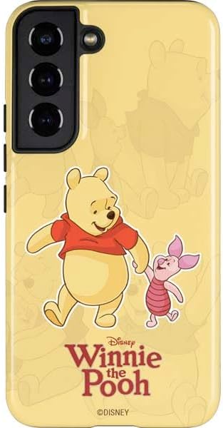 Skinit Pro Phone Case Compatible with Galaxy S22 - Officially Licensed Disney Winnie The Pooh and Piglet Design
