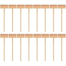 8.26" Wooden Crab Mallets Crab Hammers Lobster Seafood Crackers 16 pieces