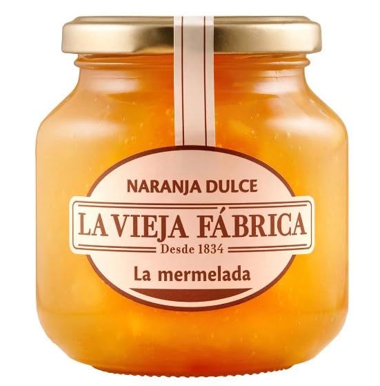 Mermelada de naranja dulce de 350 g. Paquete de 4 unidades.