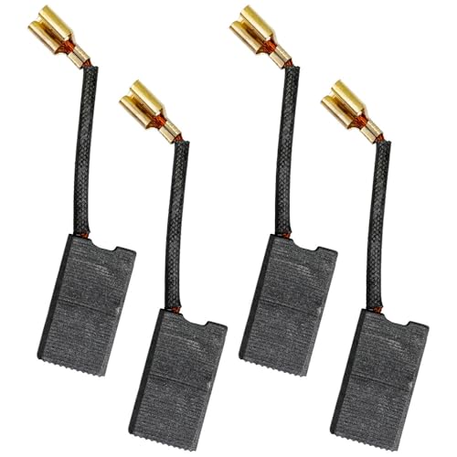 Selyse 2 pares de escobillas de carbono para motor de 6 x 12 x 22 mm de repuesto para taladro de martillo de titanio TTB278SDS TTB631SDS TTB572SDS TTB571SDS – Repuesto fiable para cepillos defectuosos