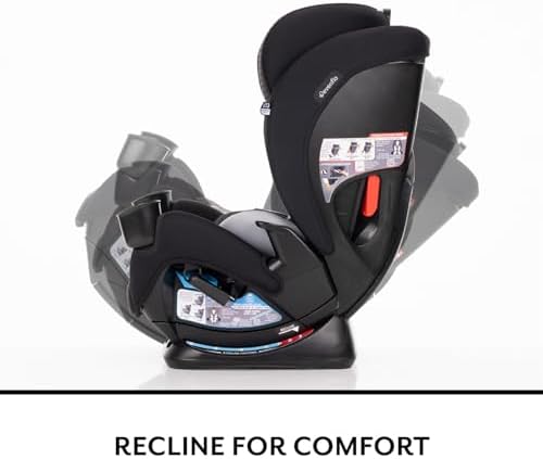 Evenflo All4Stages Slim 4-in-1 Convertible Car Seat (Tybee Black) - 3