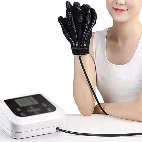 Hemiplegia Rehabilitation Training Equipment Rehabilitation Robot Gloves Hand Rehabilitation Device Minimize Spasticity Stroke Hemiplegia Patients Tendons Exercise (Right Large)