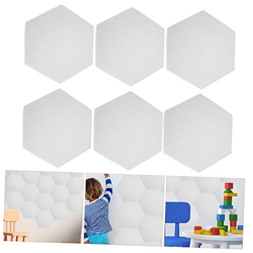 Paneles absorbentes de sonido autoadhesivos 6 piezas para tratamiento acústico en estudios, teatros y espacios musicales miniatura 6