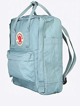 Zaino TOP Vendere Svedese Fox Classic Fashion Style Design Borsa Fjallraven  - Kanken High School Canvas Sport 16 L - azzurro cielo : Valigeria