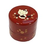 サンリオ (SANRIO) 「 ハローキティ 」 重箱 お重 ミニ 約7cm はろうきてぃ 花林檎 赤 日本製 364340