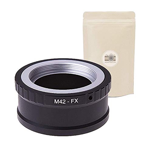 M42 FX ∞ Anillo de adaptación Objetivo M42 A Fuji X Adaptador Fuji X Adaptador 100% Enfoque UN Anillo DE INFINIODOS Anillo DE RESERVADOS ADAPTACIÓN Completa A LA Fuji X Montes