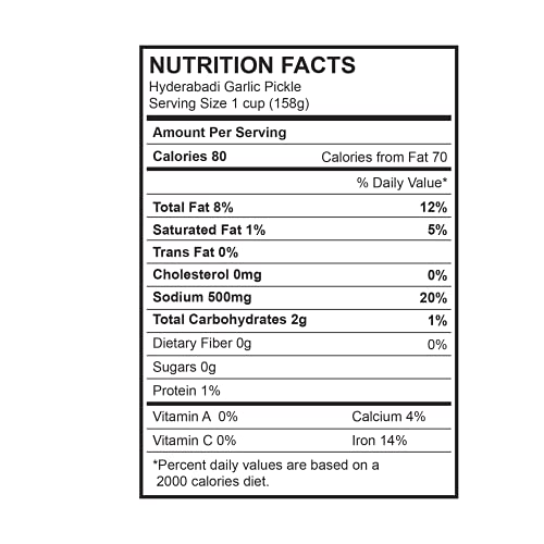 Anaaj Valley Garlic Pickle – 650G Hot Garlic Pickle – Spicy Garlic Achar – Seasoning Garlic Pickle – Adds Taste And Flavor In Food – Fresh & Delicious – Non-Gmo – Gluten Free – Traditional Taste #TOP6