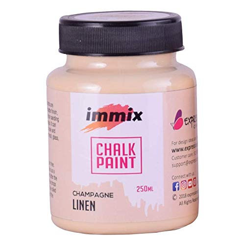 expressions craft immix Champagne Linen home decor Chalk Paint 250 ml