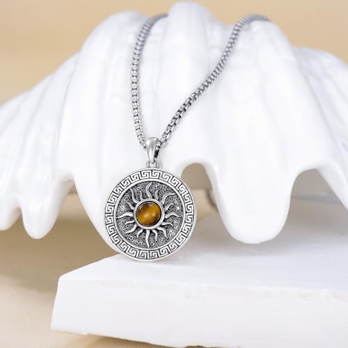 Collier religieux ROMANTICWORK en argent, le cadeau idéal de protection pour homme