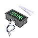 FTVOGUE Auto Digital Counter DC LED Digital Display 4 Digit 0-9999 Up/Down Plus/Minus Panel Counter Meter with Cable(Green)
