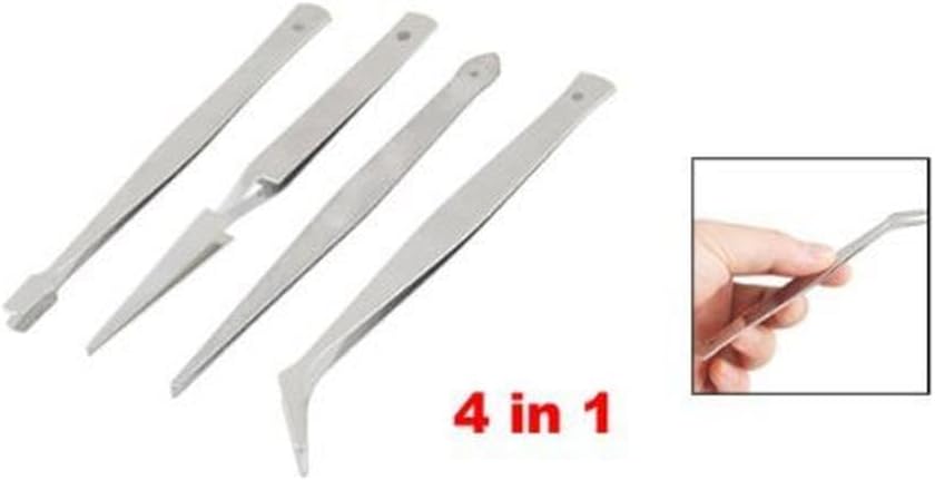 Draper 19850 Tweezer Set, 4 Pcs, Blue