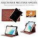 Case Compatible for Vodacom Smart Tab 8 8.0-inch Tablet Case 360 Degree Rotation Multi-Viewing Angels PU Leather Stand Folio Cover Camera can be Used Brown