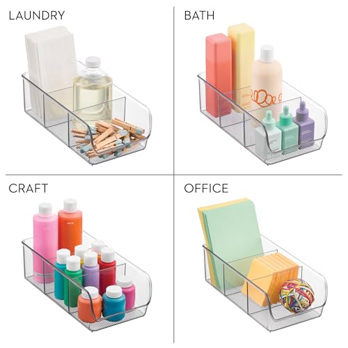 InterDesign Linus Kitchen, Pantry, Refrigerator, Freezer Storage Container, Clear