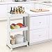 Glenmore Carrito Estetica con Ruedas Bano Carro Auxiliar Cocina Mesa Almacenaje Estanteria...